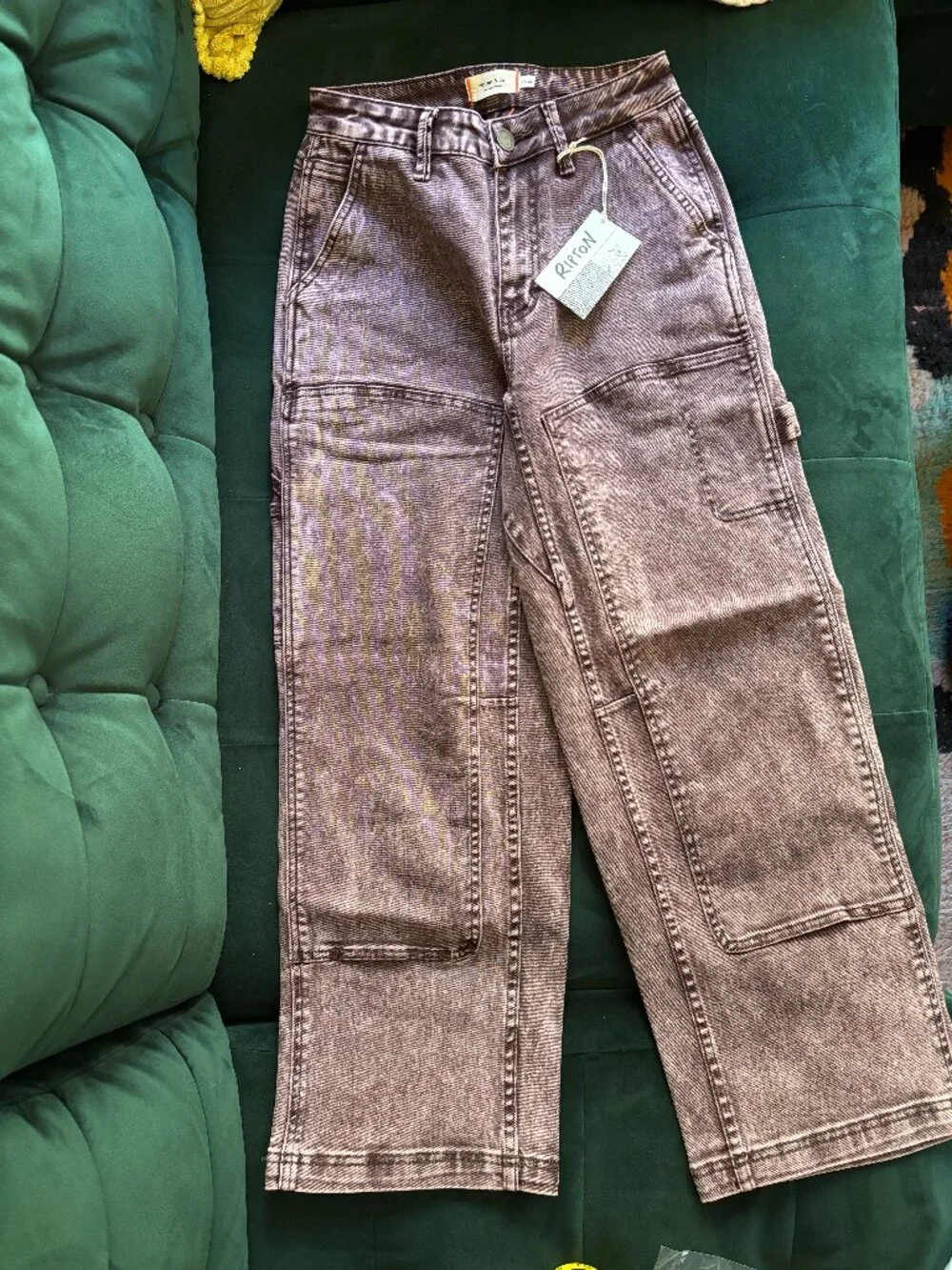 Ripton Women's Utility Jeans in Putty, 27x28 - Picture 5 of 7